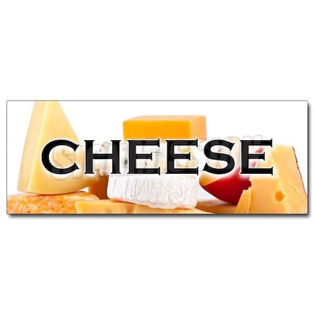 CHEESE DECAL Sticker Dairy Milk American Swiss Grilled Calcium Provolone